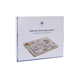 Kínáló szett előételhez 24,5x20x1,2 cm S/4