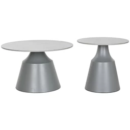 Kisasztal kör alakú, márvány minta 70x70x1 cm S/2