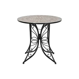 Kisasztal kovácsoltvas mozaik mintával 80x80x76 cm