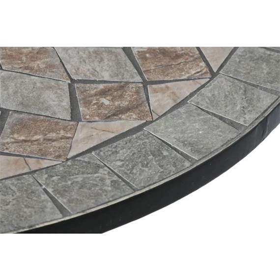 Kisasztal kovácsoltvas mozaik mintával 80x80x76 cm