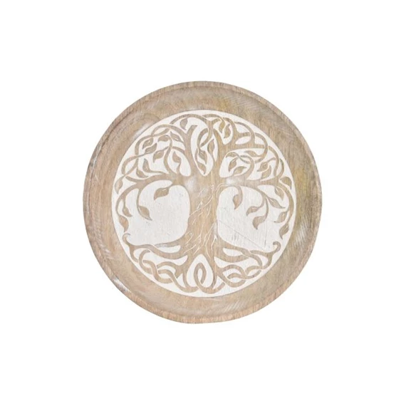 Kistálca életfa mintás 22,5x22,5x4 cm