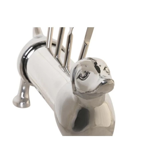 Koktél szett krómozott 37x9x18 cm S/4