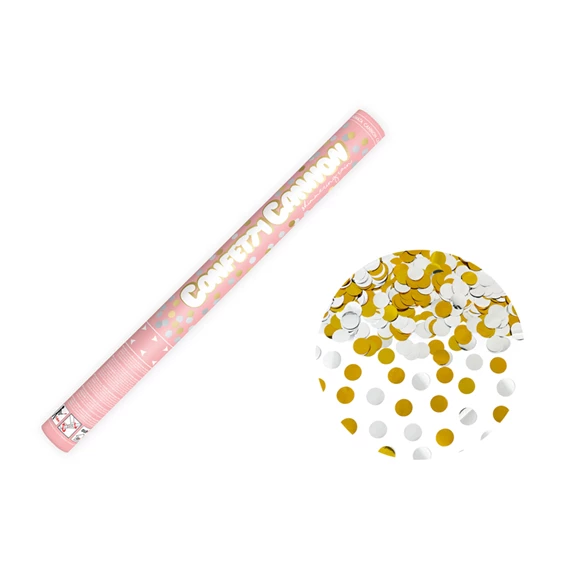 Konfetti ágyú körökkel 60 cm