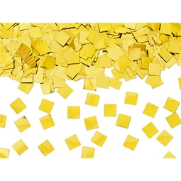 Konfetti ágyú pezsgősüveg alakú 20,5 cm arany