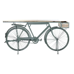 Konzolasztal biciklivel 195x40x91 cm