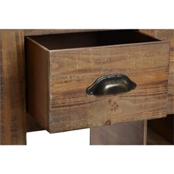 Konzolasztal bortartóval 120x35x95 cm