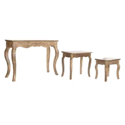 Konzolasztal szett 106x36x76 cm S/3