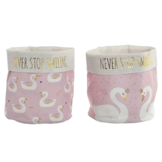 Kosár hattyús 15x15x16 cm 2 féle