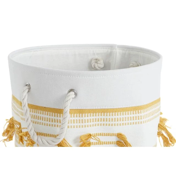 Kosár szett bojtos 43x43x45 cm S/3