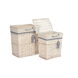 Kosár szett halas 47x35x56 cm S/5