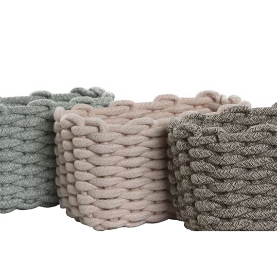 Kosár szögletes 25x15x15 cm 3 féle