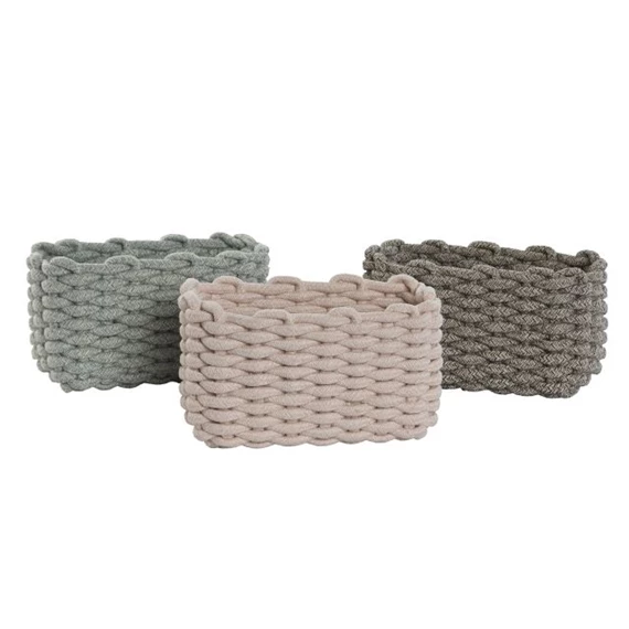 Kosár szögletes 25x15x15 cm 3 féle