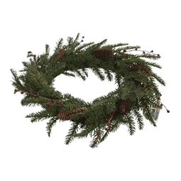 Koszorú 35 LED-es 60x13x60 cm