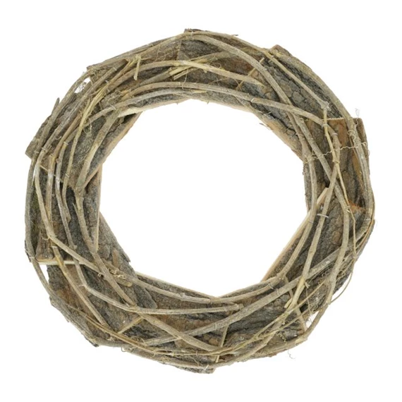 Koszorú fakéreggel 33x5 cm