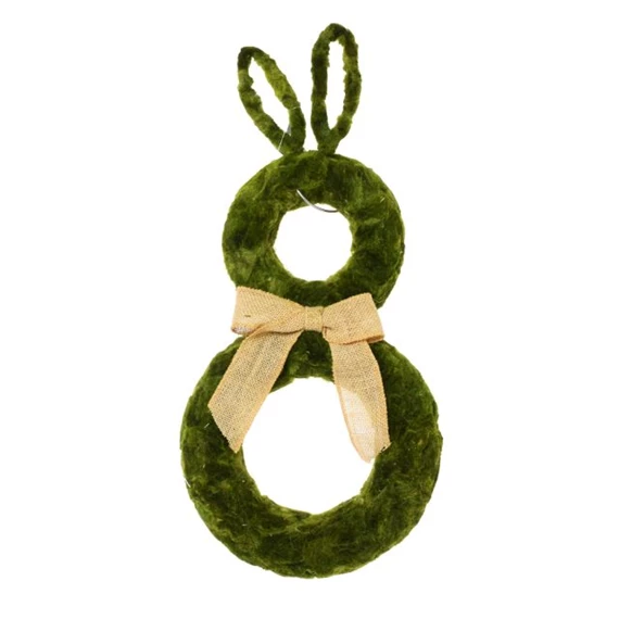 Koszorú nyúl alakú akasztós 28x5x58 cm