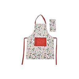 Kötény szett fagyöngy 60x0,2x80 cm S/2