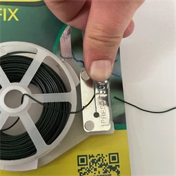 Kötöző növényekhez, műanyaggal bevont drót 2,5 m