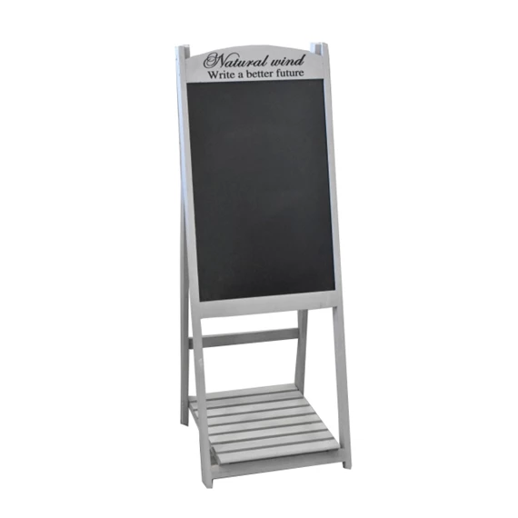 Krétatábla és tároló állvány 115x41x41 cm