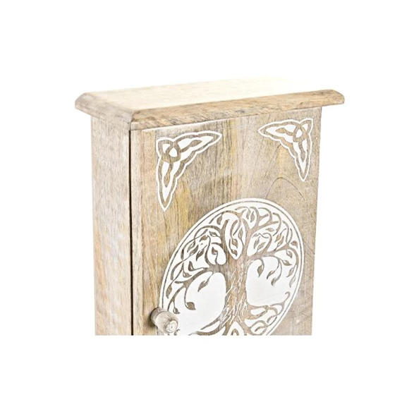 Kulcstartó életfa vésett 18x7,5x28 cm