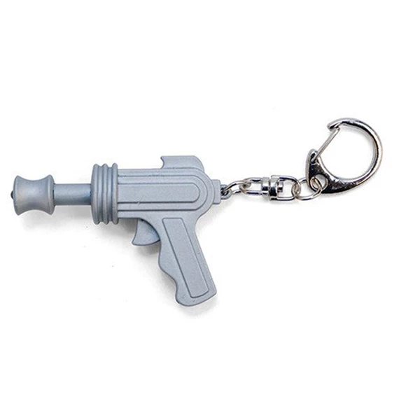 Kulcstartó hanggal, LED-es, lézerpisztoly 1,61x10,4x6,4 cm