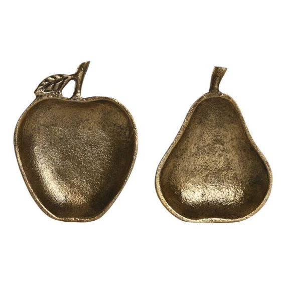 Kulcstartó tálca alma, körte alakú 11x15x2 cm 2 féle