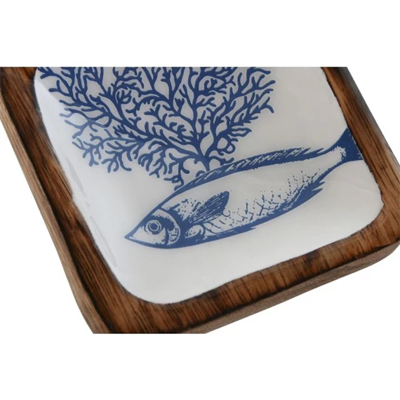 Kulcstartó tálca halakkal 11x11x2,5 cm