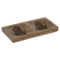 Kulcstartó tálca hamsza mintás 20x10x2,5 cm