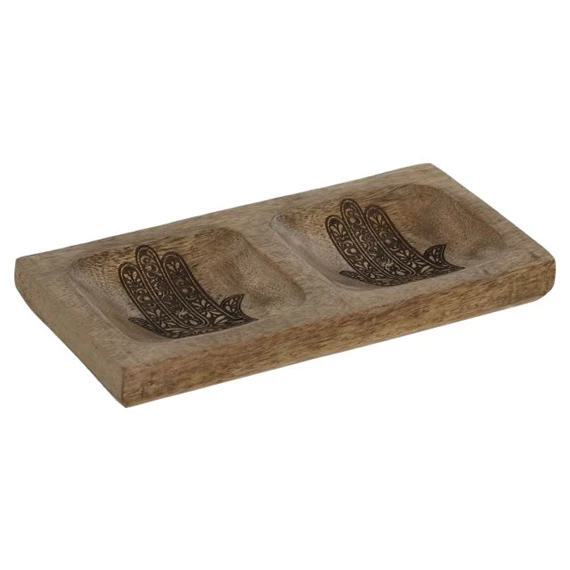 Kulcstartó tálca hamsza mintás 20x10x2,5 cm