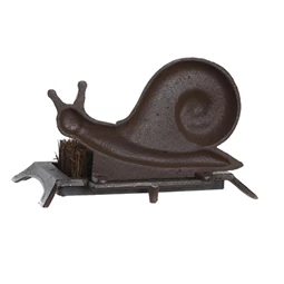 Lábtörlő csigával, öntöttvasból 25x15,5x15,8 cm