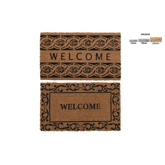 Lábtörlő 75x45x2,3 cm 2 féle