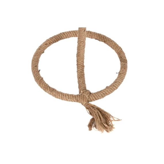 Lámpa álló, kötéllel 40x40x151 cm