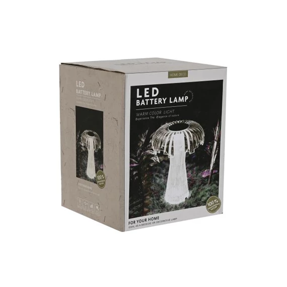 Lámpa asztali, LED-es 16x16x20 cm