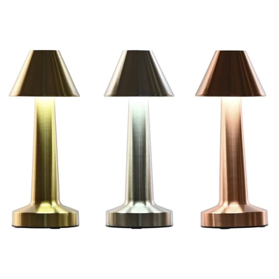 Lámpa asztali 9x9x23 cm 3 féle