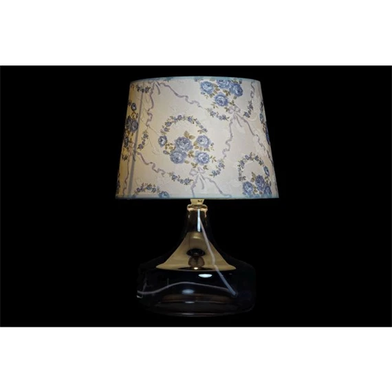 Lámpa asztali, virágos 28x28x40,5 cm 2 féle