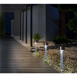 Lámpa leszúrható, szolár 6x33 cm