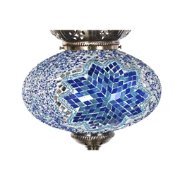 Lámpa mennyezeti, mozaikos 25x25x40 cm 2 féle