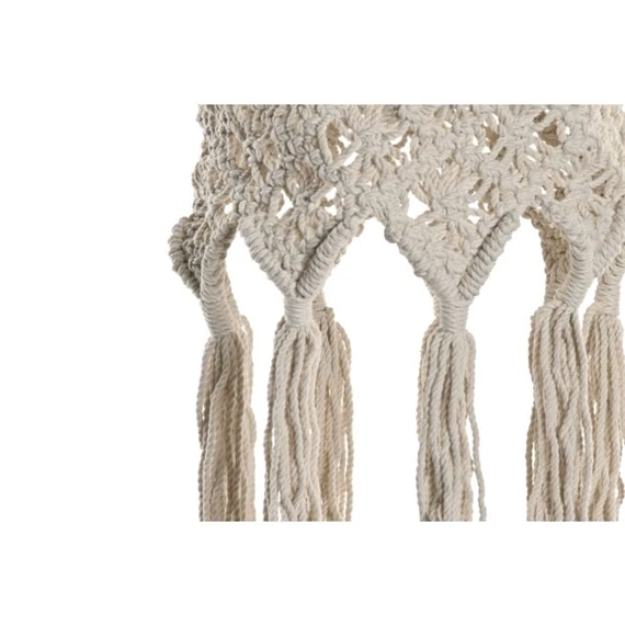 Lámpabúra makramé 30x30x30 cm