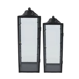 Lámpás 18,5x18,5x58 cm S/2