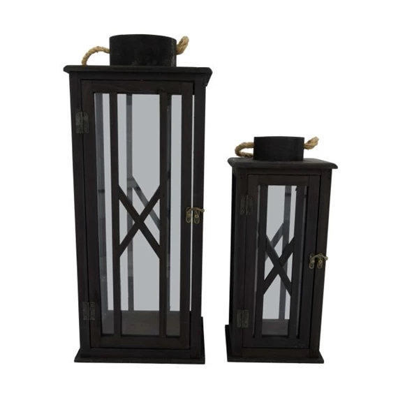 Lámpás fogantyúval 24x24x57 cm