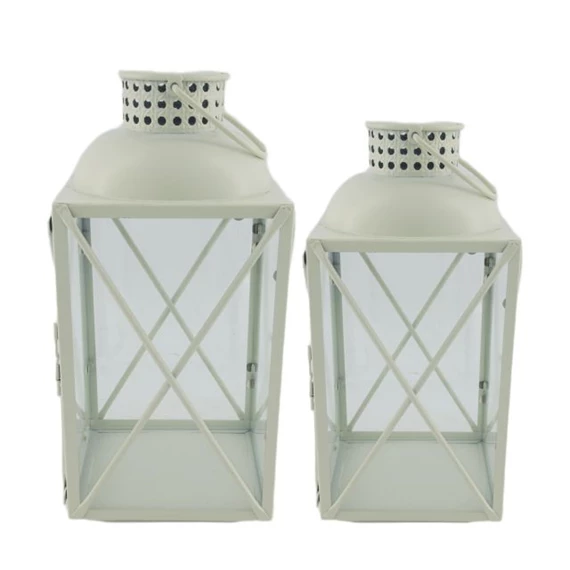 Lámpás fogantyúval 25x25x49,6 cm S/2