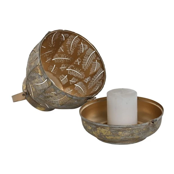 Lámpás szett akasztós 25x25x28 cm S/3