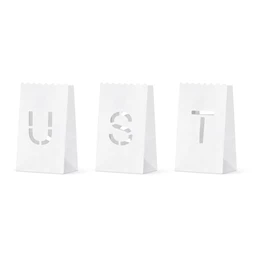 Lámpások gyertyazsákok - just married, 11,5x19x7 cm S/11