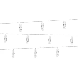 Led fotócsipesz fények átlátszó 1,4 m