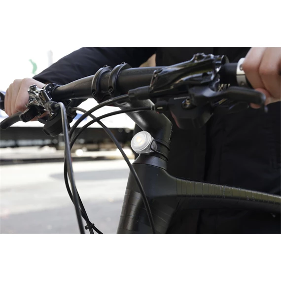 LED-es világítás kerékpárra, tépőzáras 2,65x10x16,5 cm S/2