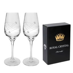 Likőrös pohár Swarovski kristállyal 75 ml 14,5x5,2 cm S/2