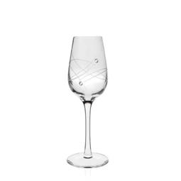Likőrös pohár Swarovski kristállyal 75 ml 14,5x5,2 cm S/6