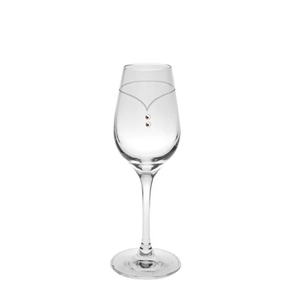 Likőrös pohár Swarovski kristállyal 75 ml 14,5x5,2 cm S/6