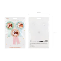 Lovas rozetta mix 8,5x16,5 cm S/3