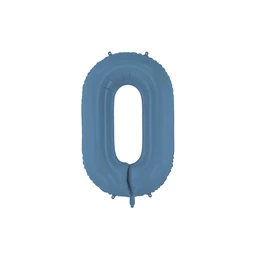 Lufi 0-ás szám fólia 86 cm tengerészkék