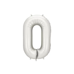 Lufi 0-ás szám fólia 86 cm ezüst